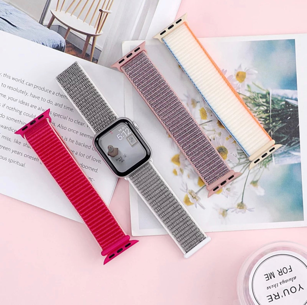 Premium Multi-Colour Nylon Sport Watch Bands- for selected Apple Watch in 38mm/40mm - Super Savings Technologies Co.,LTD Premium Multi-Colour Nylon Sport Watch Bands- for selected Apple Watch in 38mm/40mm - Super Savings Technologies Co.,LTD
